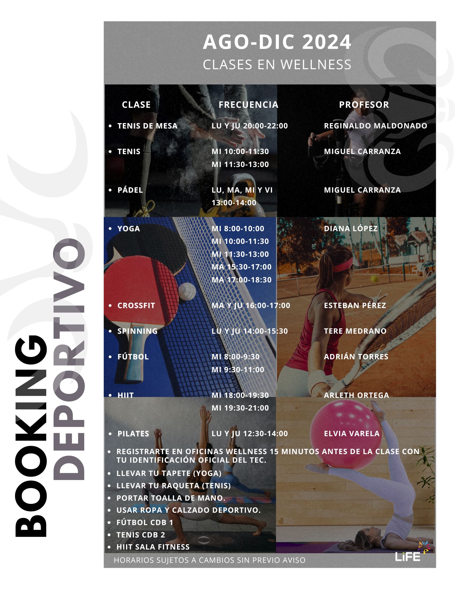 Booking Deportivo