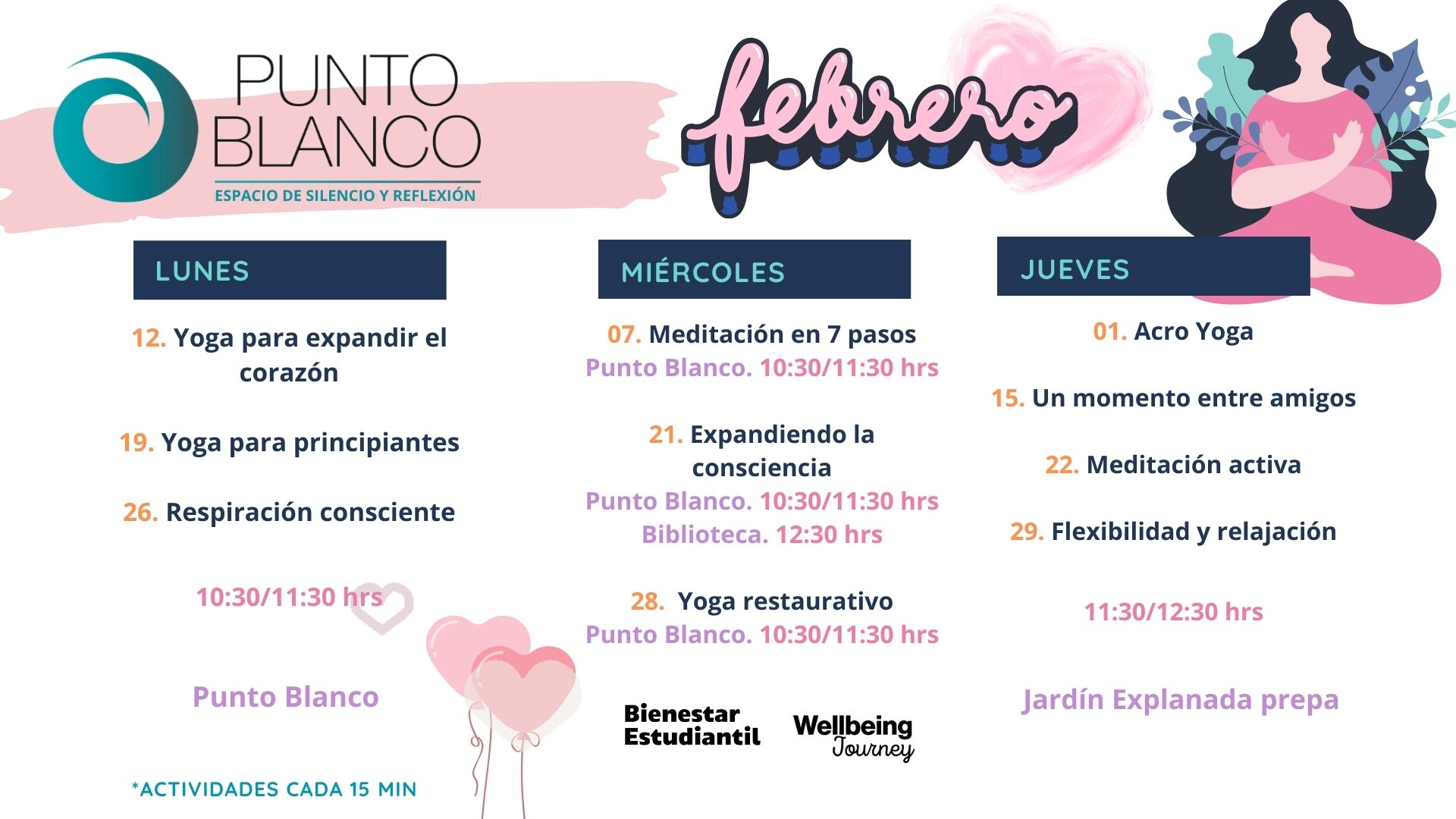 Calendario Febrero