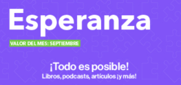 Conoce el valor de mes de septiembre: Esperanza