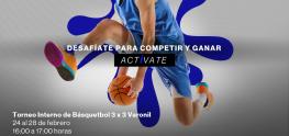 Basket 3x3 varonil para Prepa y Profesional